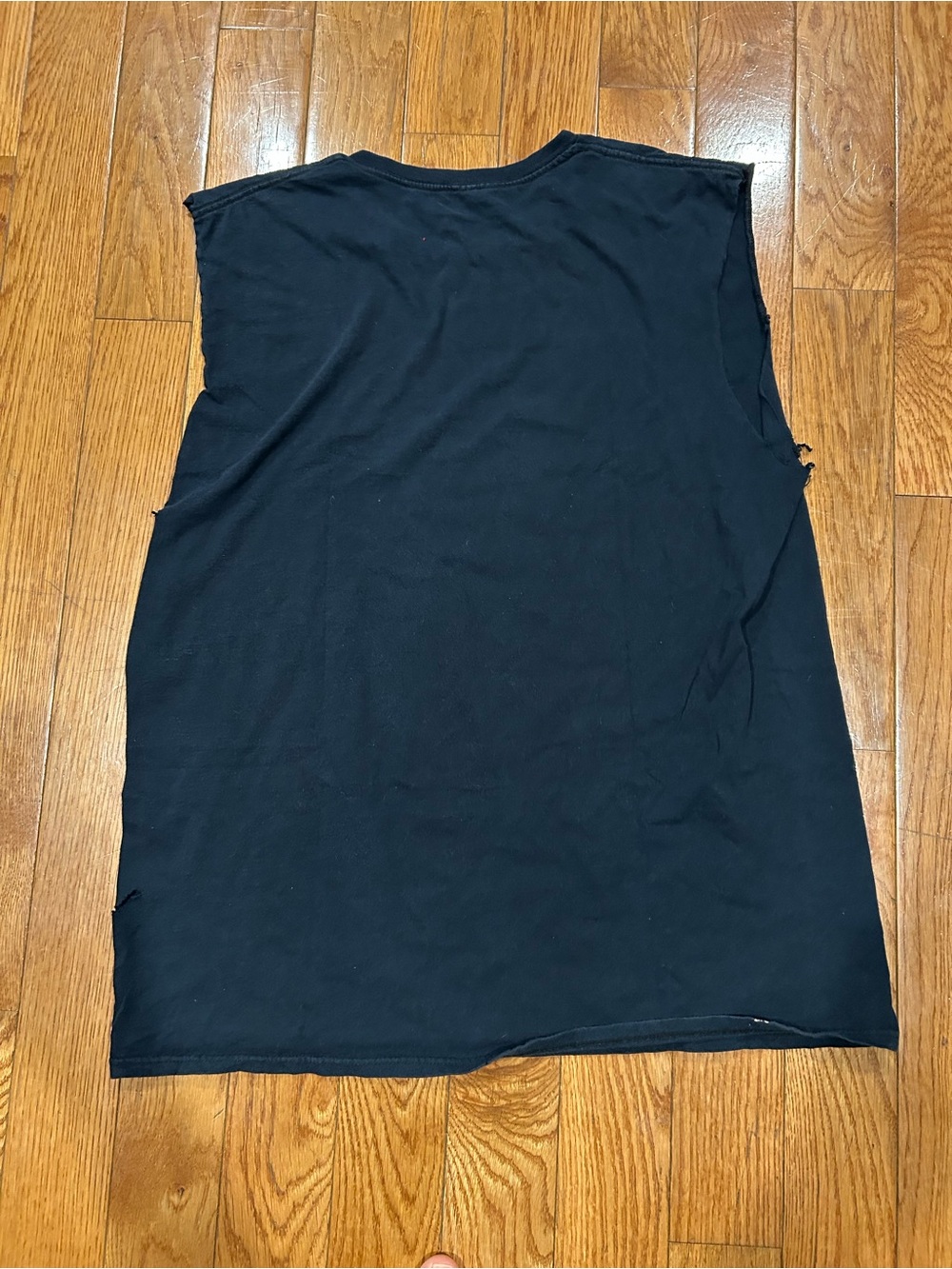 Popeye Graphic Muscle Tank Top Men's XL Black Tattoo Style Gangster Cutoff Shirt - Picture 8 of 10
